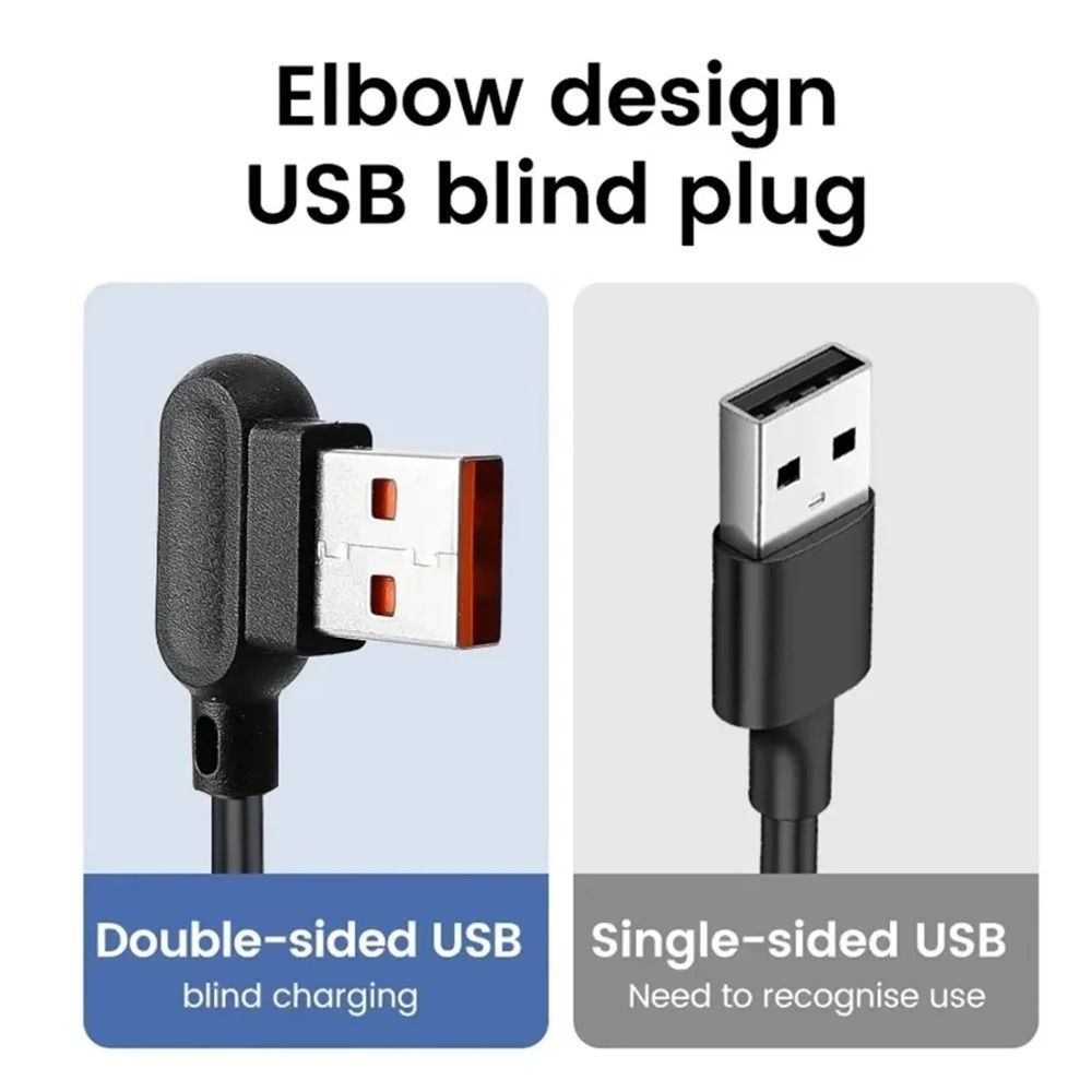 High-Speed 6A Retractable Spring USB-C Fast Charging Cable