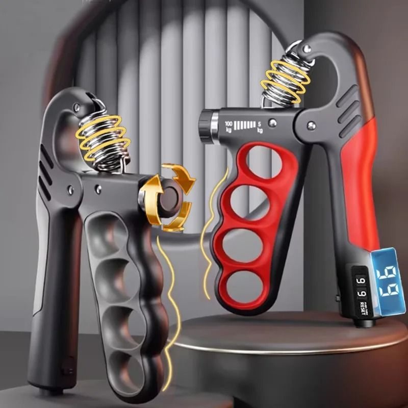 Adjustable Grip Strength Trainer 5 to 100kg Hand Exerciser for Strength and Rehabilitation