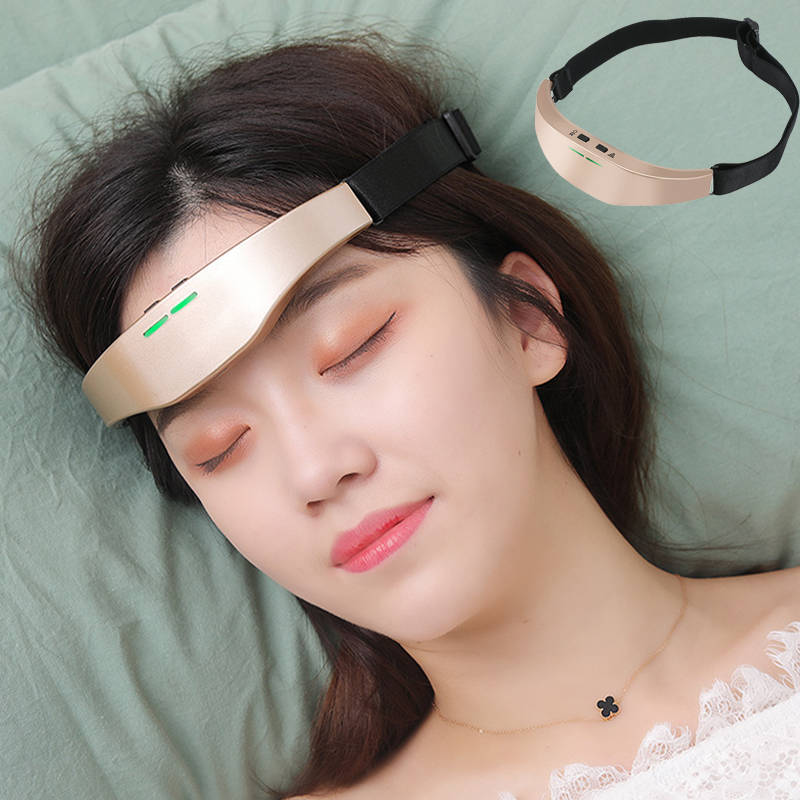 Migraine Relief Electric Head Massager, Brain Stimulator Therapy Machine for Headache, Insomnia & Stress Relief at Home