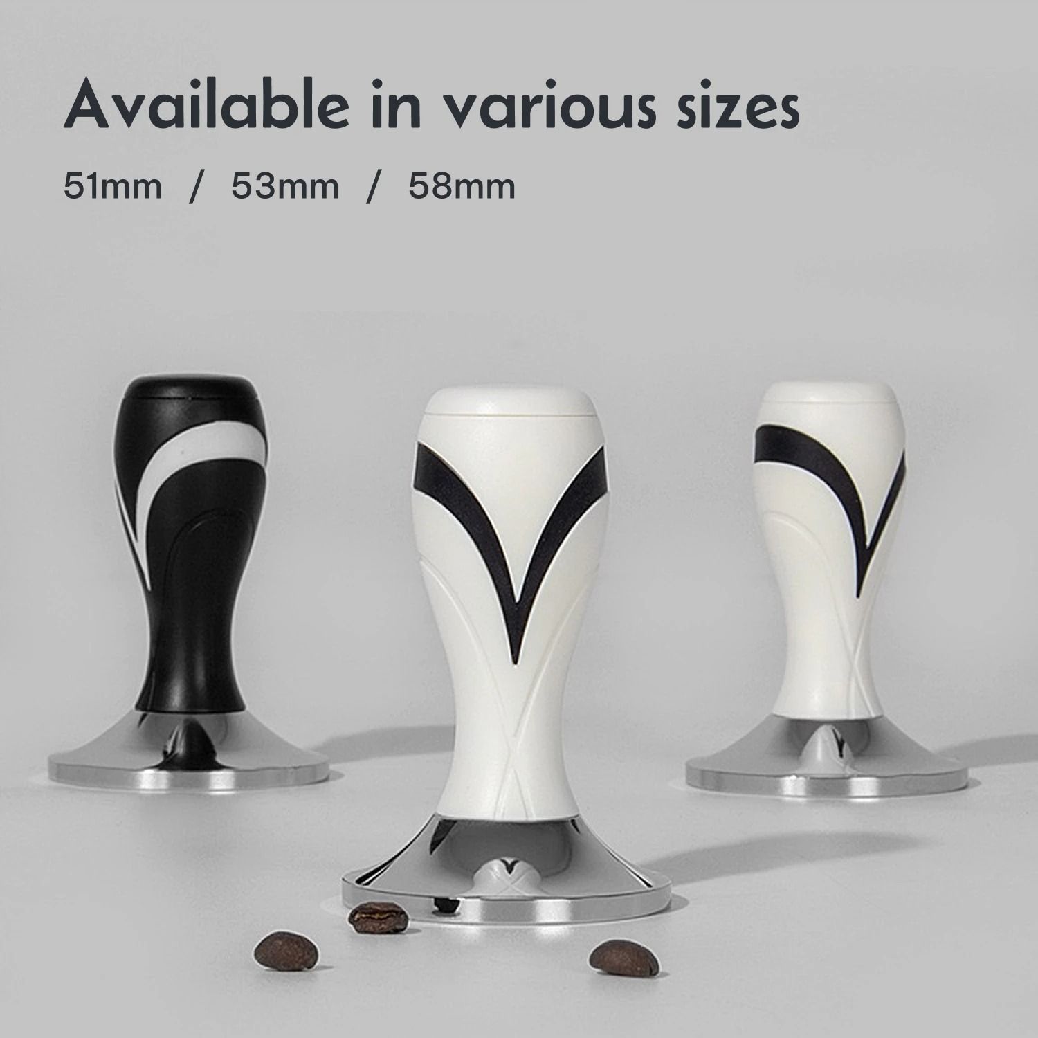 Constant Pressure Espresso Coffee Tamper With Flat Base