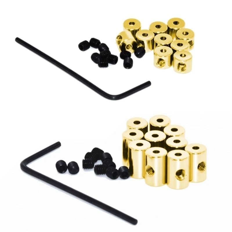 Pack of 10 Gold Pin Locks Security Pin Backs and Locking Pin Keepers for Collectibles