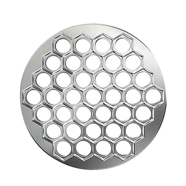 37-Hole Pelmeni Maker – Metal Russian Dumpling Mold & Ravioli Press