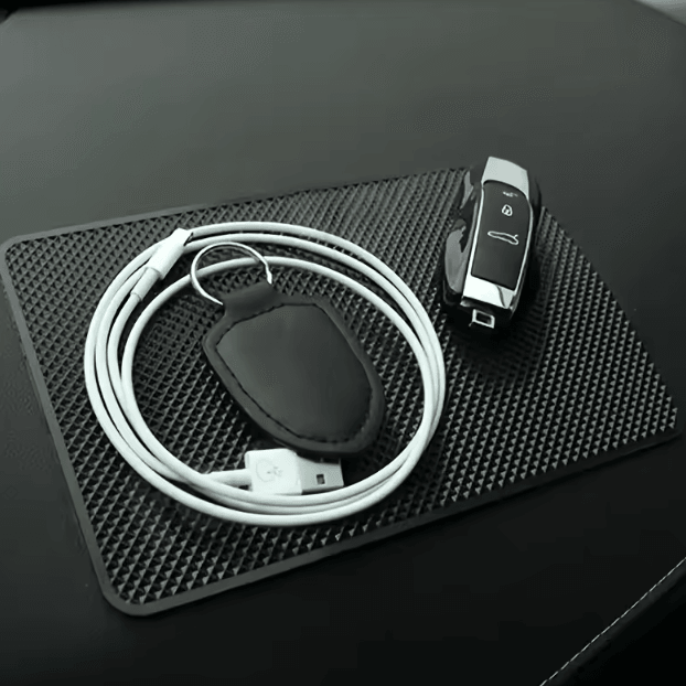 GripDash Multifunction Car Anti-Slip Dashboard Mat with Phone Holder