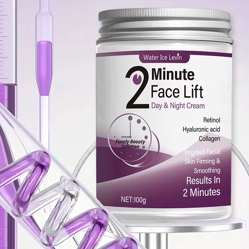 2-Minute Facial Lifting Day & Night Cream – Retinol, Hyaluronic Acid & Collagen Moisturizing Lotion