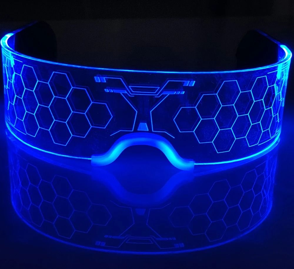 LED Light Up Glasses Luminous Party Sunglasses Costume