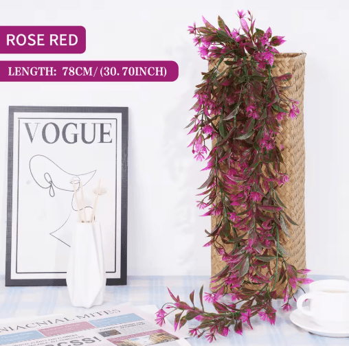 Artificial Ivy Garland Wall Hanging – Lush Greenery Vines for Indoor & Outdoor Decor