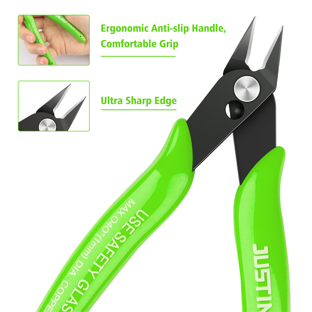 Universal Multi-Functional Pliers Carbon Steel Electrical Wire Cable Cutter, Side Snips, Flush Nipper Hand Tool