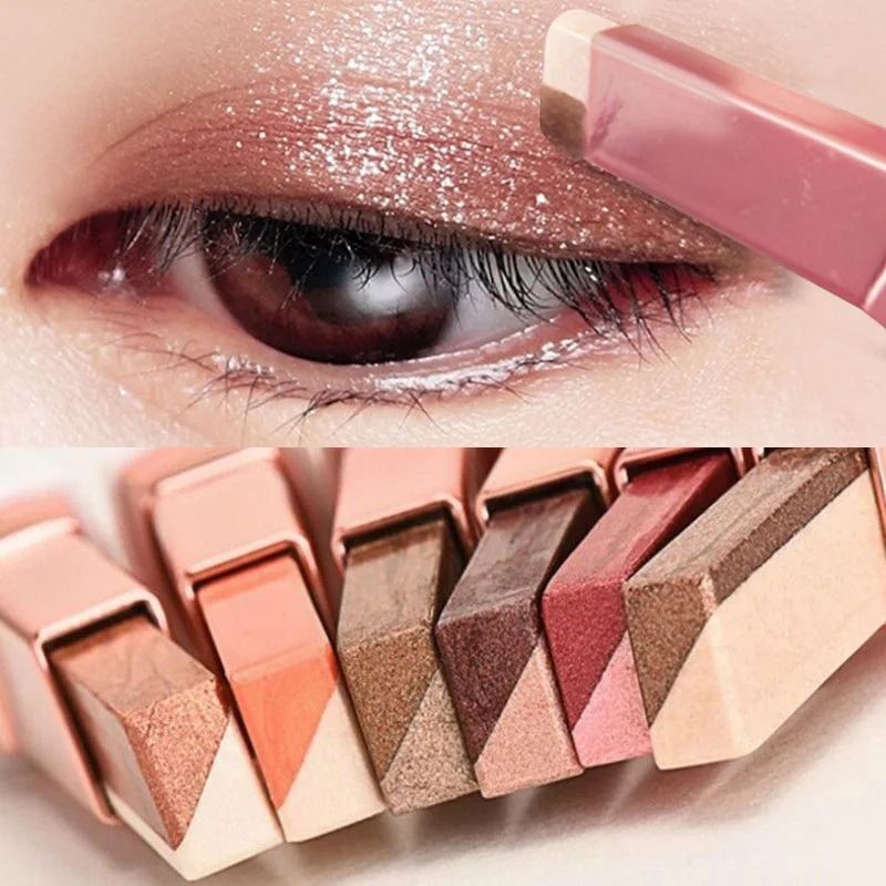 Two-Color Gradient Eyeshadow Stick – Three-Dimensional & Long-Lasting