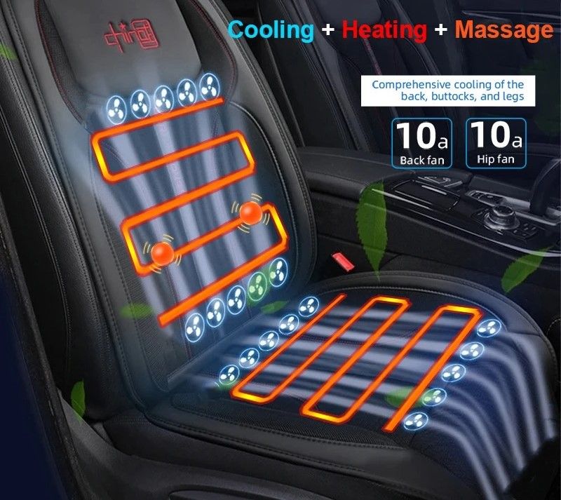 Cooling Massage Heating Car Seat Cushion