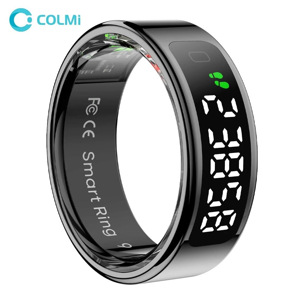 COLMI R12 Smart Ring with Touch Display Health Tracking and Wireless Charging