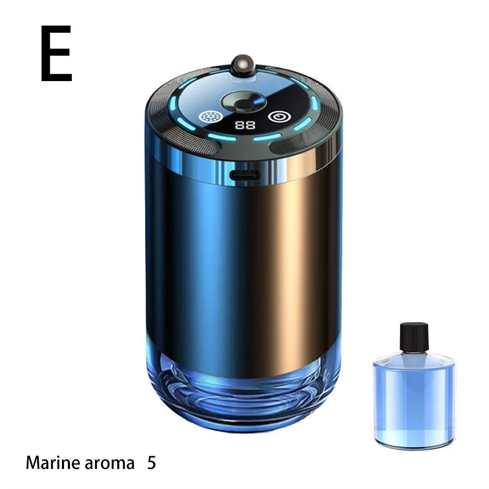 Smart Car Air Freshener – Rechargeable Aroma Diffuser with Adjustable Intensity Levels