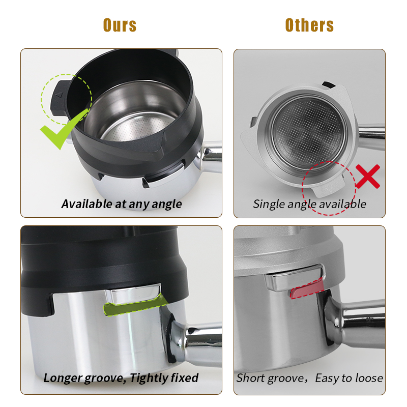Breville Sage Dosing Funnel Ring for Serie Portafilter, Coffee Machine Accessories for Baristas