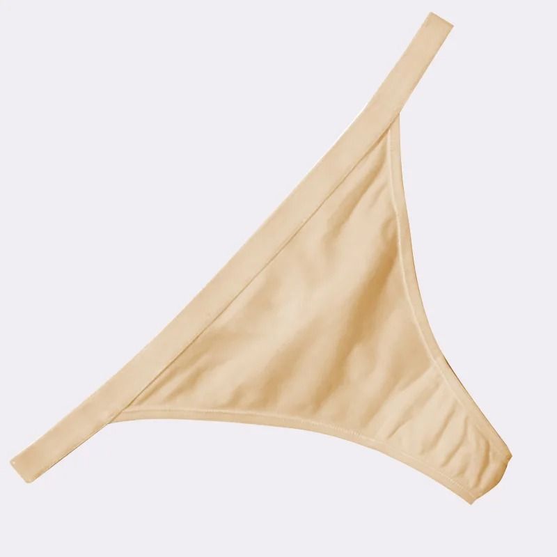 Women Cotton Thong Underwear 4 Pack Breathable Comfortable