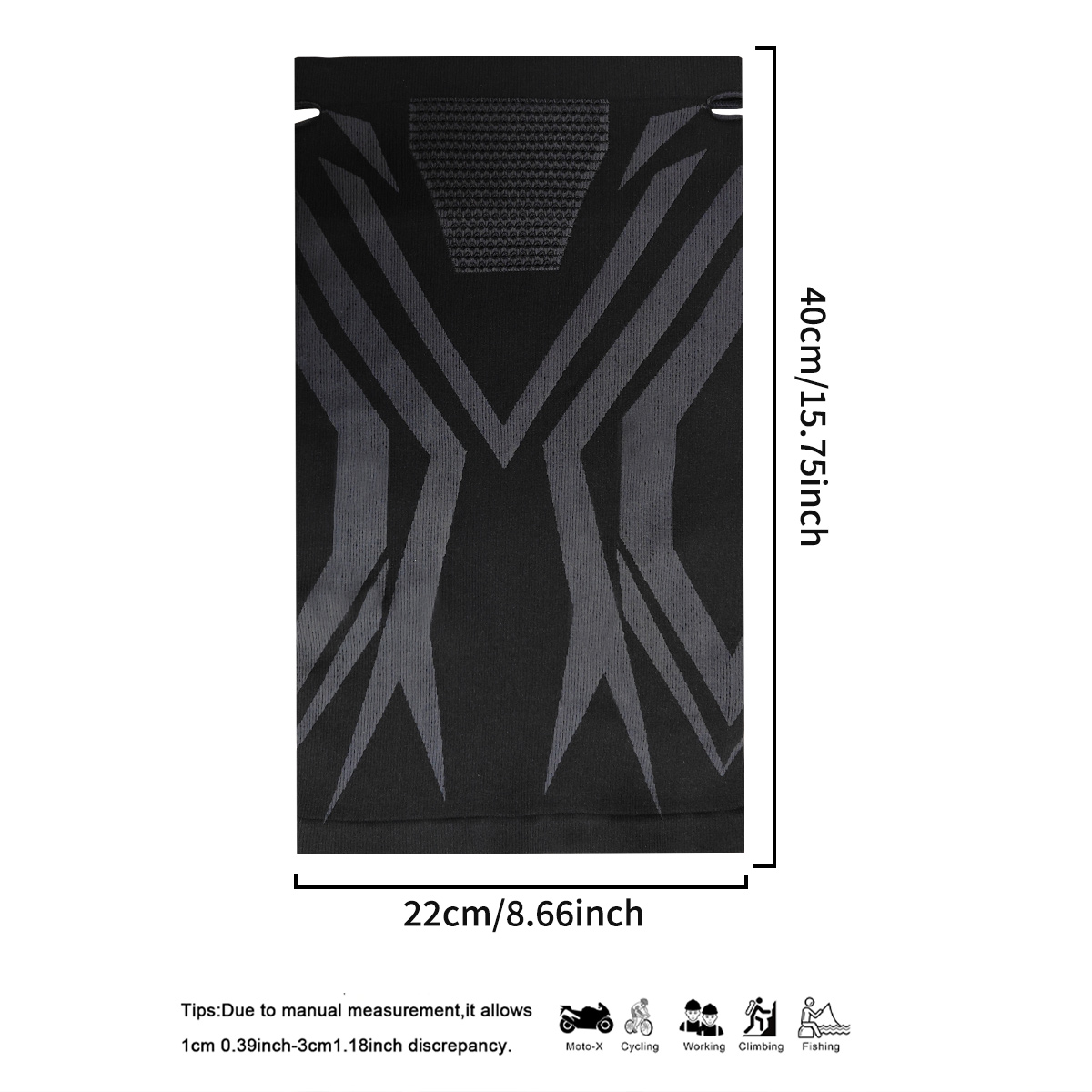 Balaclava Ear-Loops Anti-shedding, Winter Neck Warmer Gaiter, Windproof Face Mask for Ski Snowboard