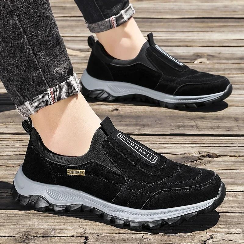Men Outdoor Hiking Shoes Anti Slip Lightweight Sneakers
