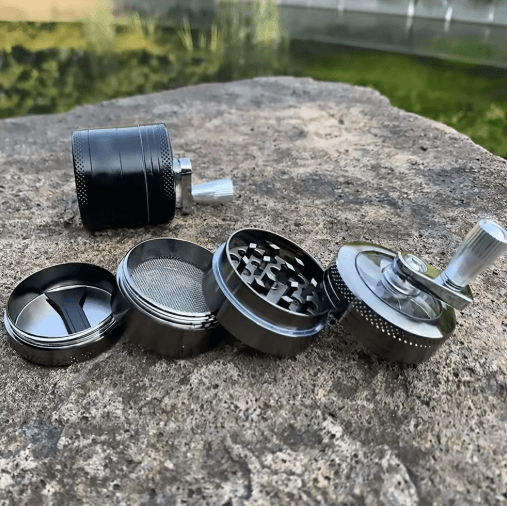 GrindEase Manual Spice Grinder Nutmeg Pepper & Rock Salt Crusher Tool