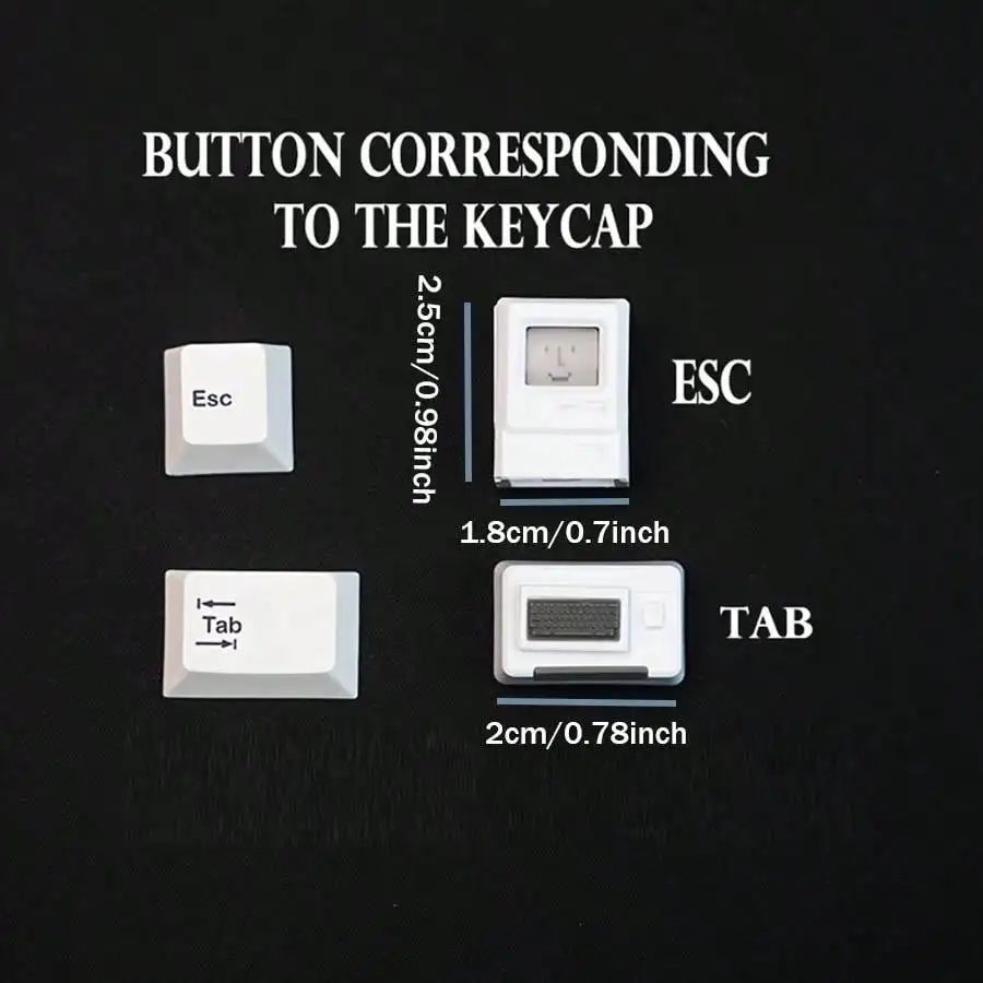 Retro Mini Macintosh Mechanical Keycaps