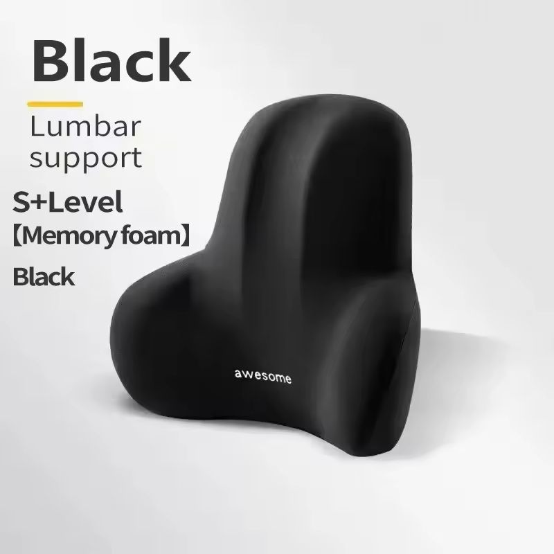 Memory Foam Lumbar Support Cushion for Car Office and Gaming Chairs