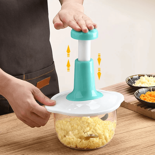 QuickChop Pro Manual Vegetable Cutter & Mincer for Home Kitchens