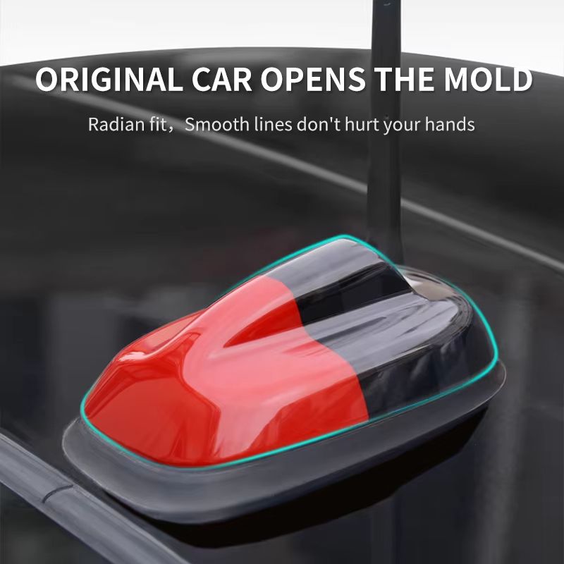Carbon Fiber Style Antenna Decoration Cover for MINI Cooper S JCW F55 F56 F65 F66 – Car Exterior Trim Stic