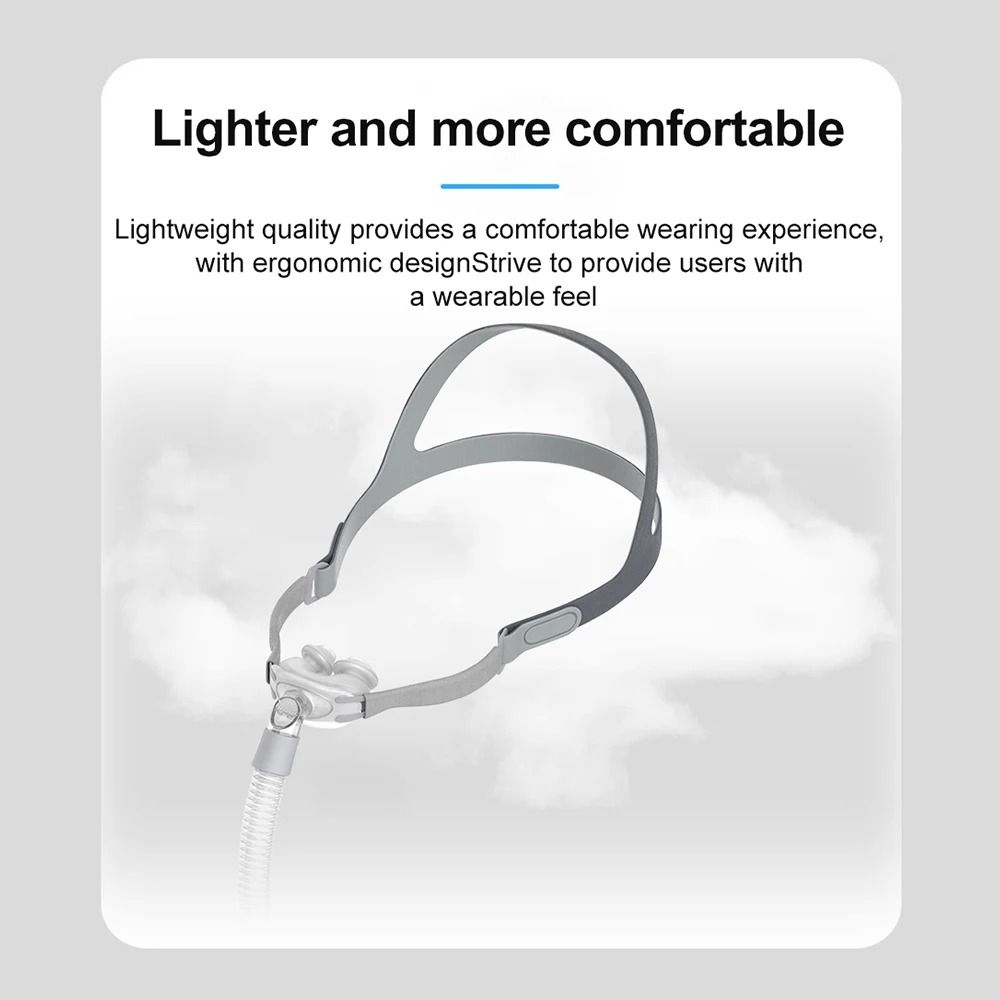 Universal Fit CPAP Nasal Pillows Mask with Small Medium Large Cushions in One Set