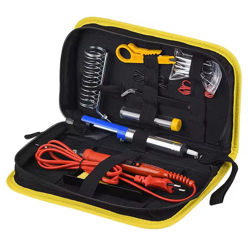 Adjustable Temperature Soldering Iron Kit with LCD Display