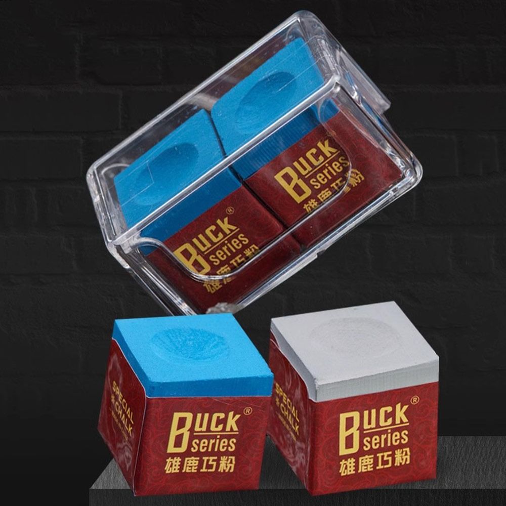 Set of New Square Billiard Chalk Blue/Grey Fine Powder Snooker Pool Chalk Non-slip Billiard Accessories
