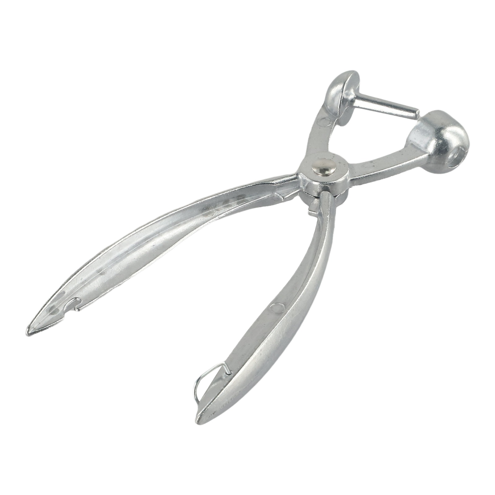Silver Cherry Core Remover Tool - Aluminum Alloy Cherry Pitter for Fruits, Olive & Cherry Pit Remover Kitchen Gadget