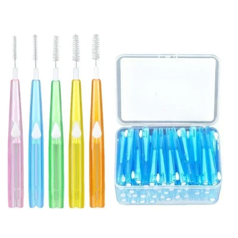 Curved Interdental Cleaning Brush Set – 20 Piece Dental Care Kit