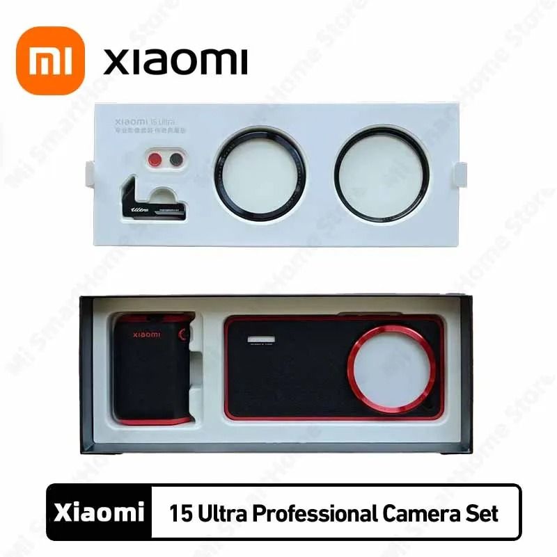 Xiaomi 15 Ultra Photography Kit with Wireless Camera Handle Leather Case and Filter Ring