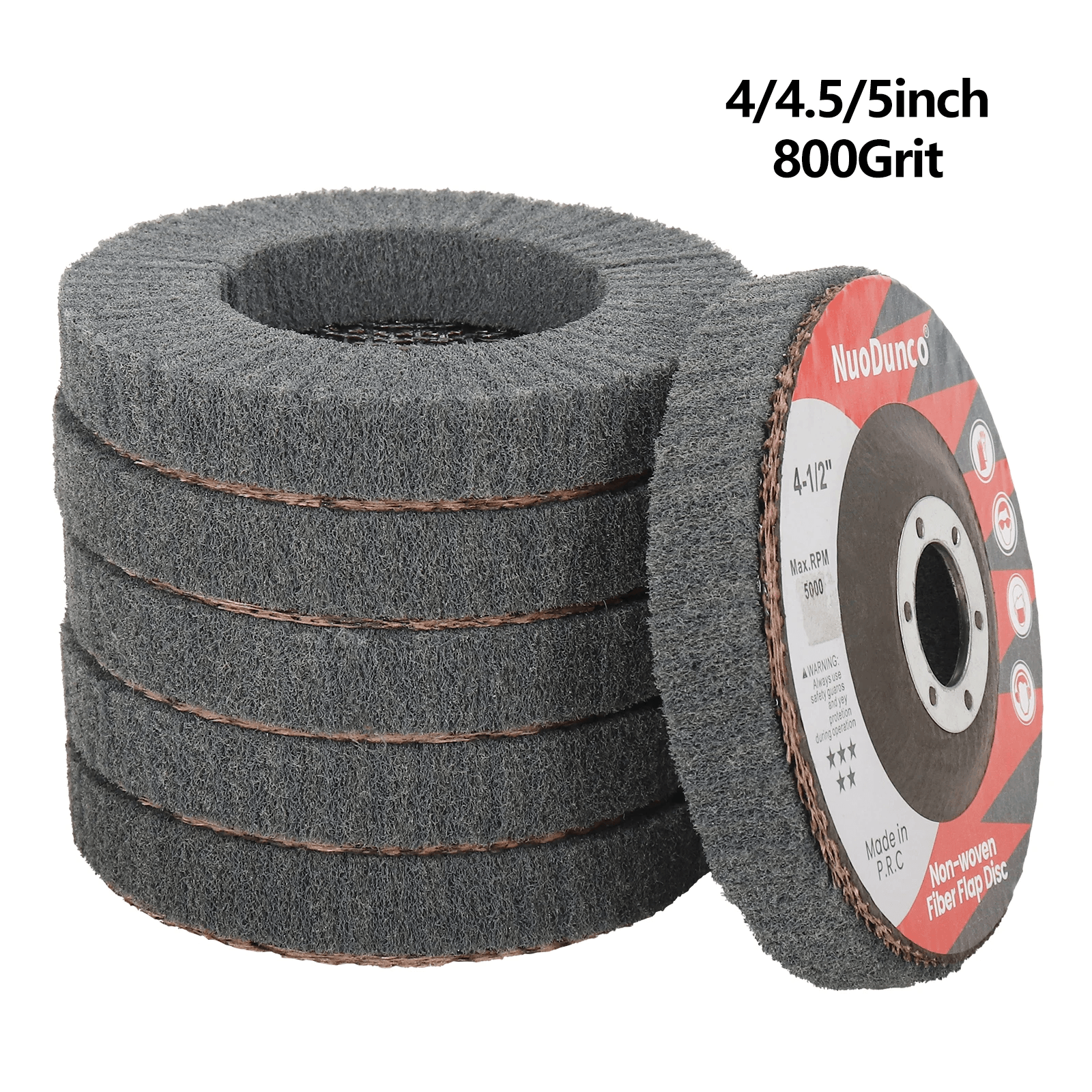 Nylon Fiber Flap Polishing Wheel Disc 800 Grit for Angle Grinder Wood and Metal Buffing
