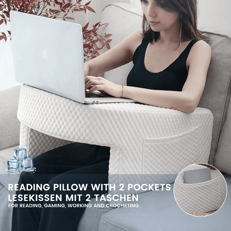 ComfyArm Ergonomic Desk Pillow, Comfort for Work, Gaming & Posture Support