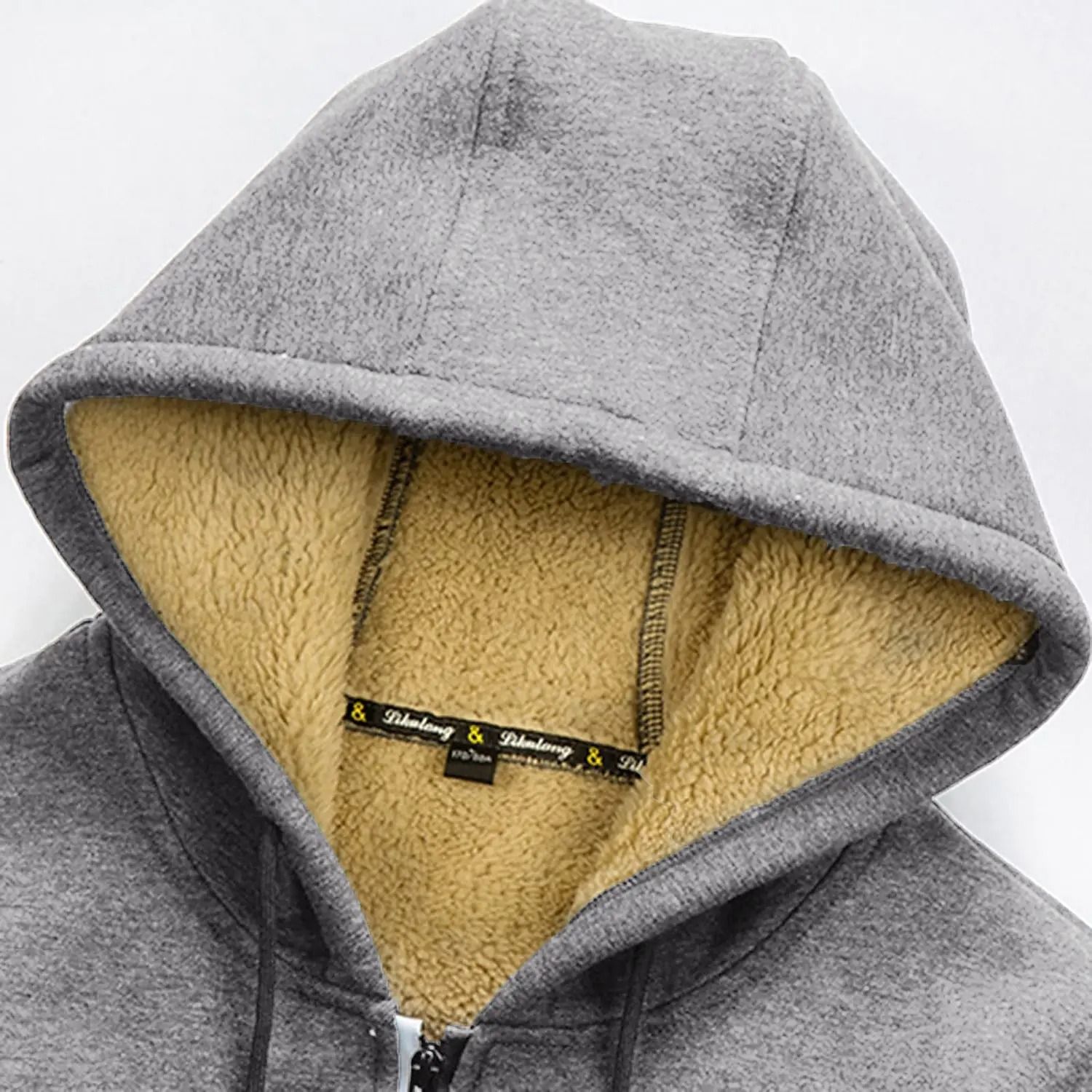 Mens Zip Up Fleece Hoodie Jacket Casual Winter Streetwear