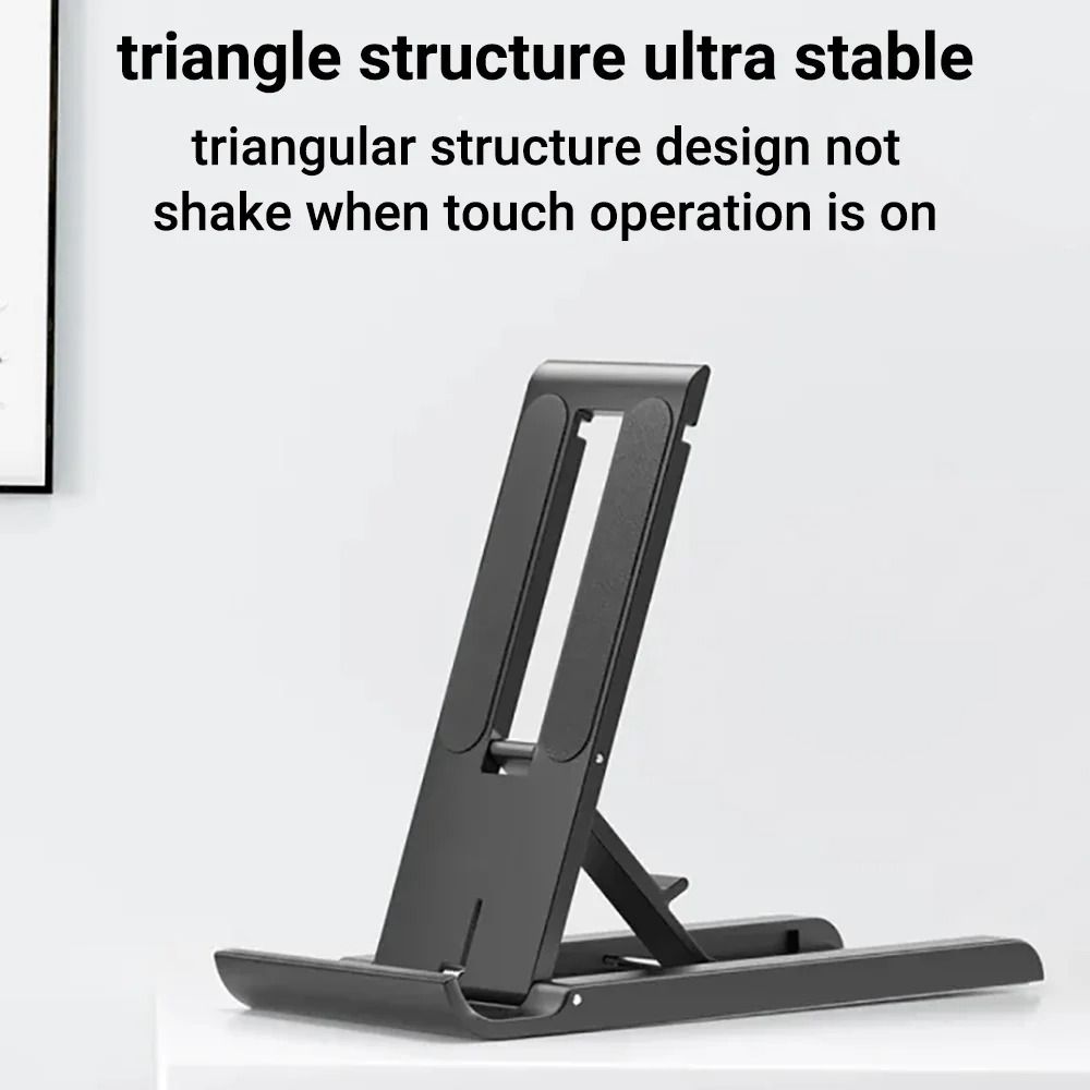 Foldable Desktop Phone Holder – Ultra-Portable Mini Smartphone Stand