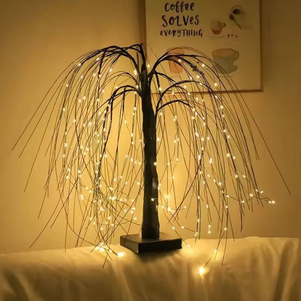 Enchanted Willow Glow – LED Fairy Light Bonsai Tree