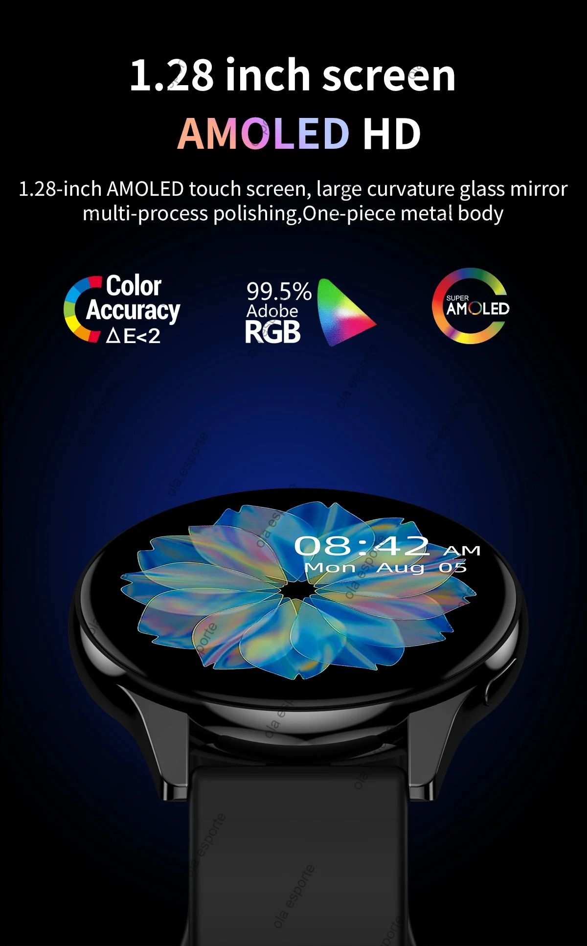 Bluetooth Calling Smart Watch Heart Rate SpO2 Waterproof Fitness Tracker