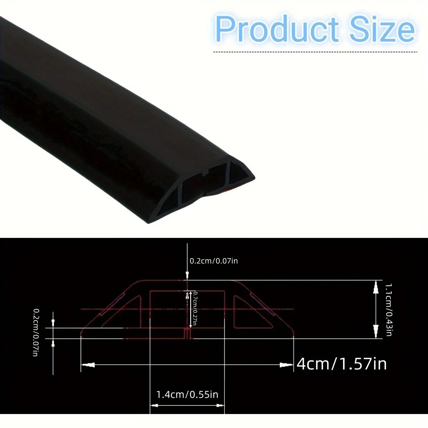 Self Adhesive Floor Cable Protector Strip