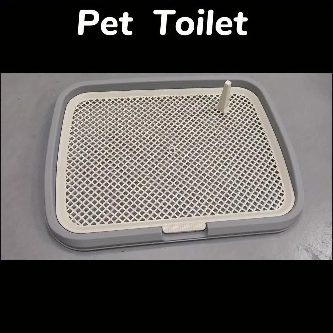 Dog Potty Training Toilet with Removable Net Reusable Dog Pee Pad Holder Tray