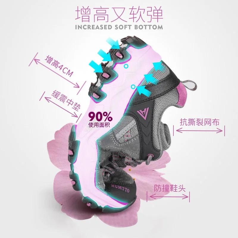 HUMTTO Womens Waterproof Lightweight Hiking Sneakers
