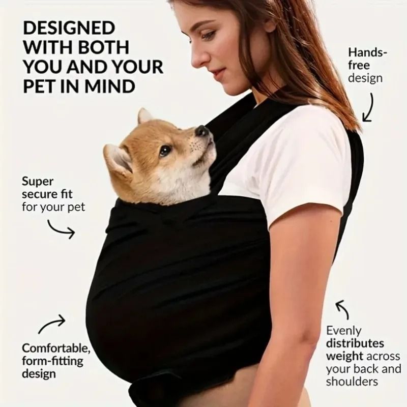 Adjustable Front Facing Dog and Cat Carrier Sling Bag