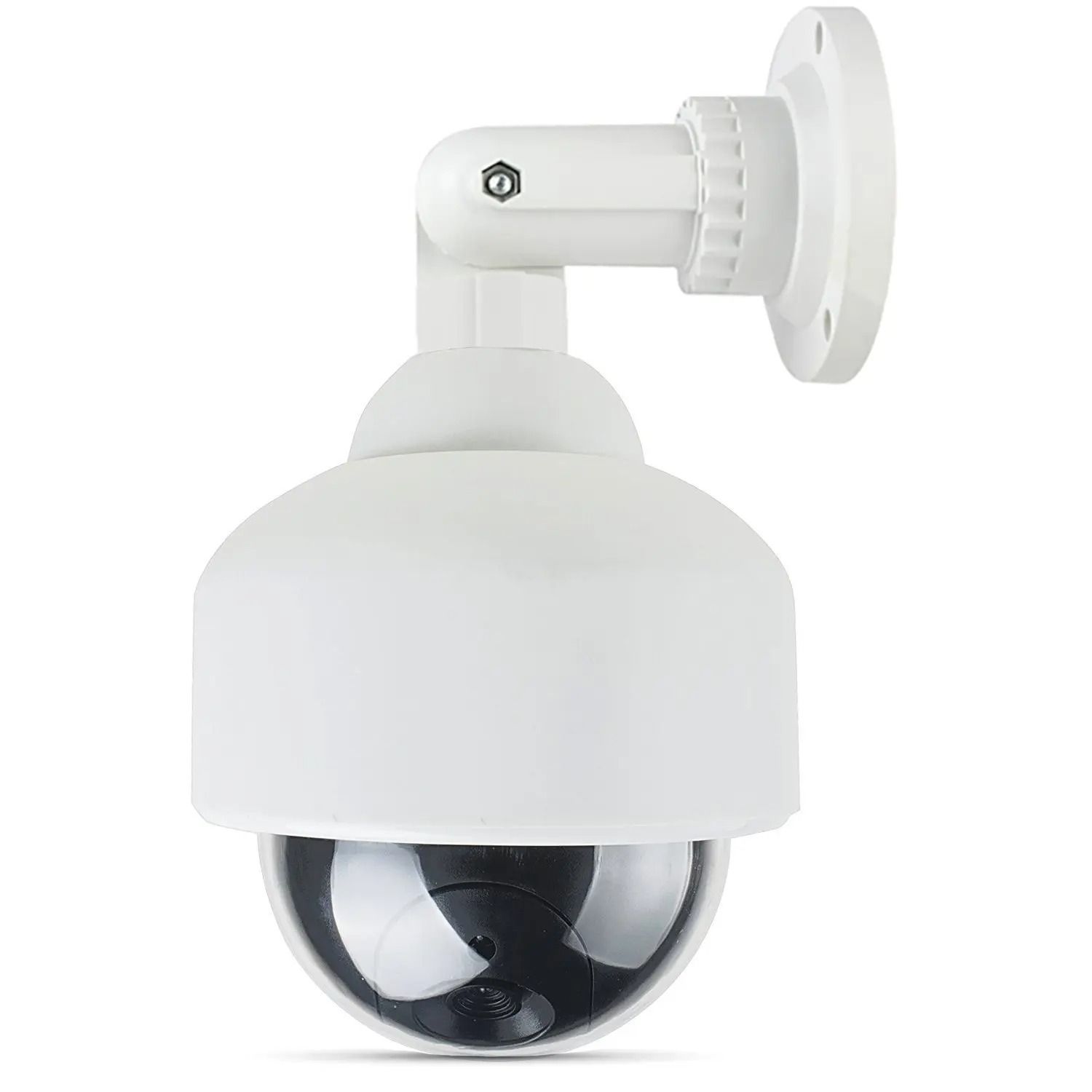 Dummy Dome Security Camera with Flashing LED for Indoor and Outdoor Use