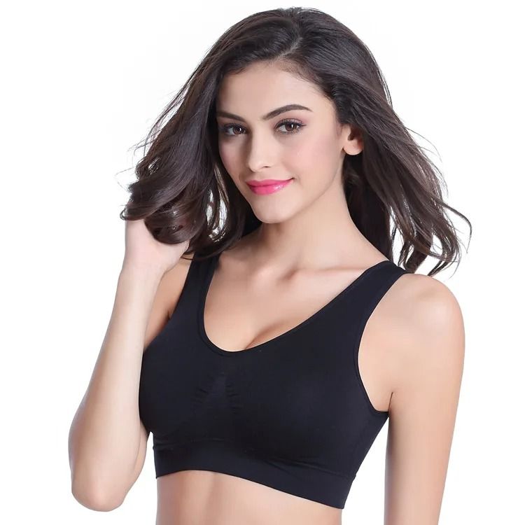 Seamless Wireless Sports Bra Set with Removable Pads
