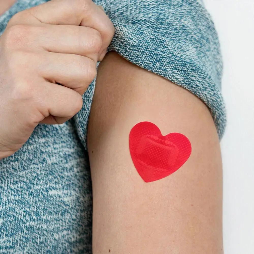Heart Shaped Hydrocolloid Bandages