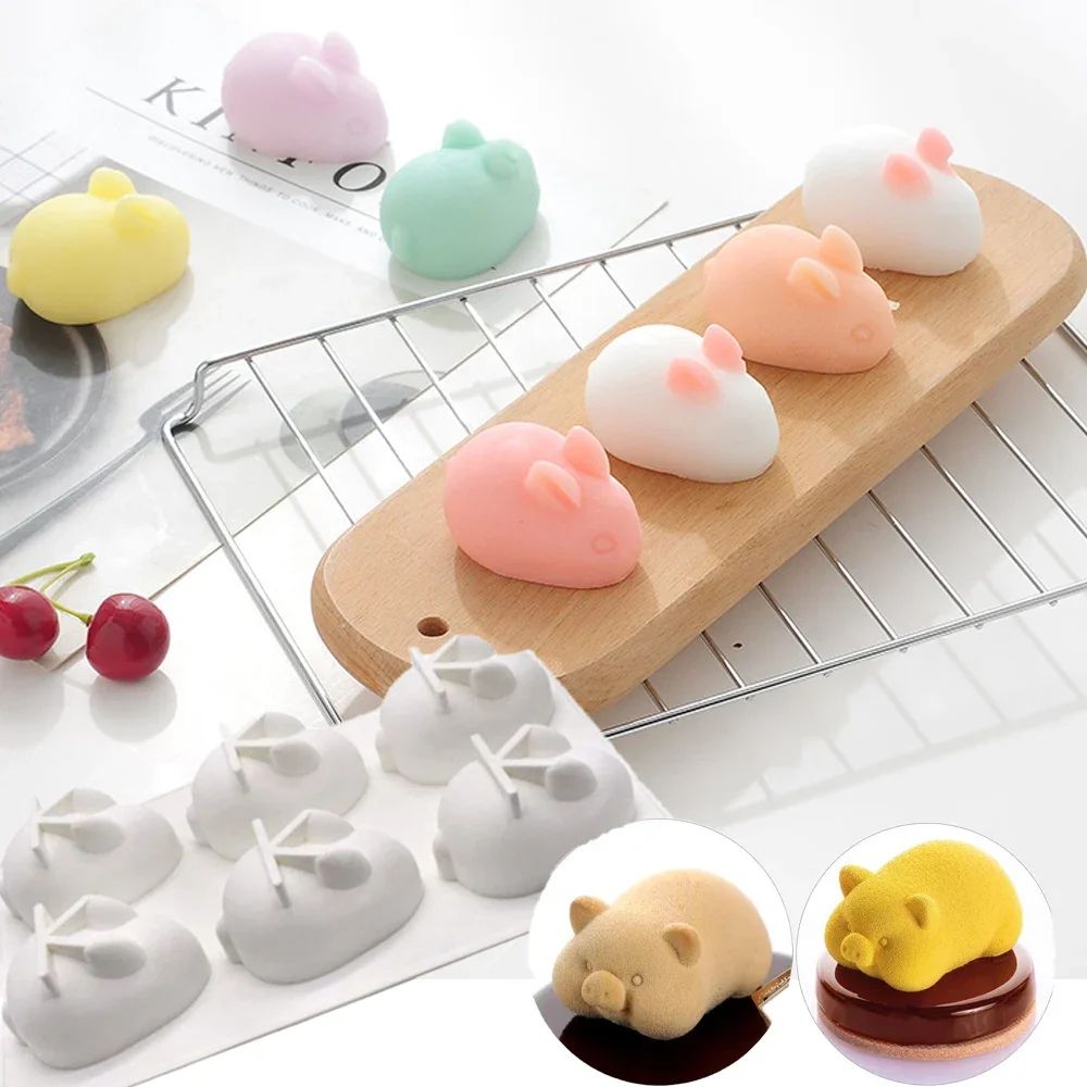 3D Easter Bunny Silicone Mold for Cakes, Chocolate & Desserts