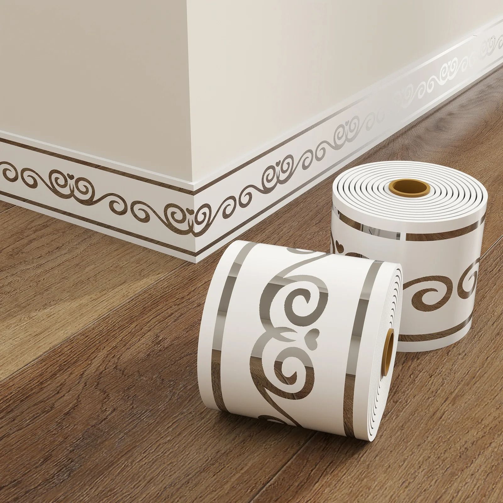Flexible Self Adhesive Foam Skirting Board Wall Trim
