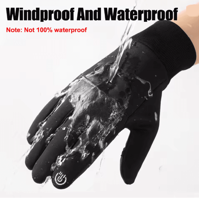 FrostGrip Flip Open Two Finger Winter Gloves for Men and Women