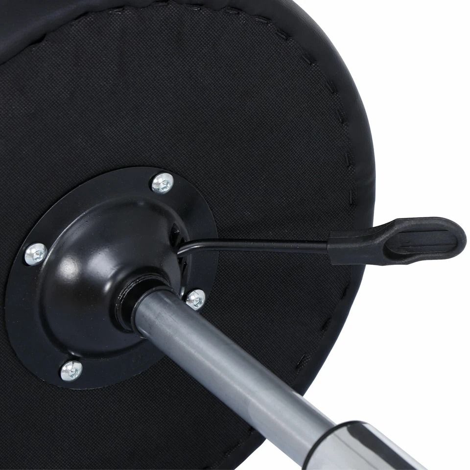 Hydraulic Rolling Stool Chair Adjustable Height Swivel Salon Seat with Wheels