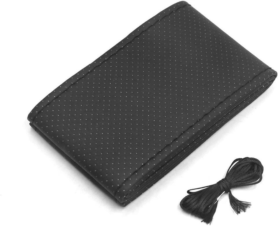 Genuine Leather DIY Car Steering Wheel Cover – Anti-slip