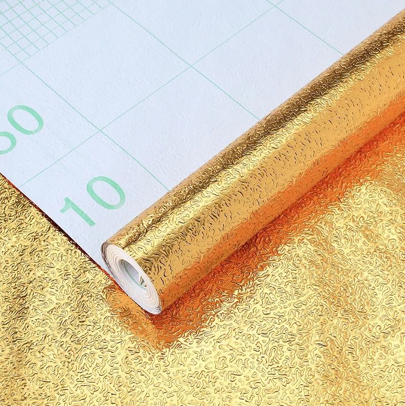 High-Temperature Self-Adhesive Aluminum Foil Paper – Waterproof and Oil-Proof Kitchen Backsplash Sticker