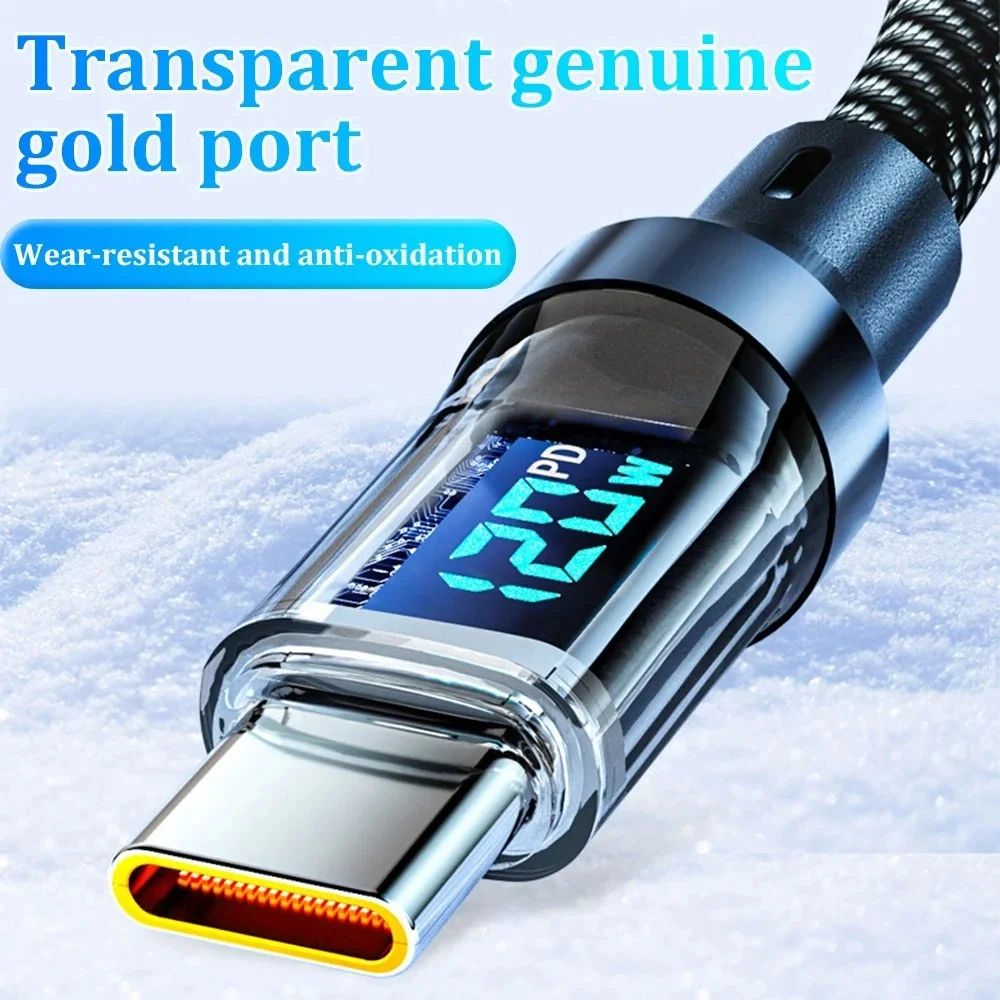 120W Fast Charging USB C to USB C Cable for Power Delivery and High-Speed Data Transfer